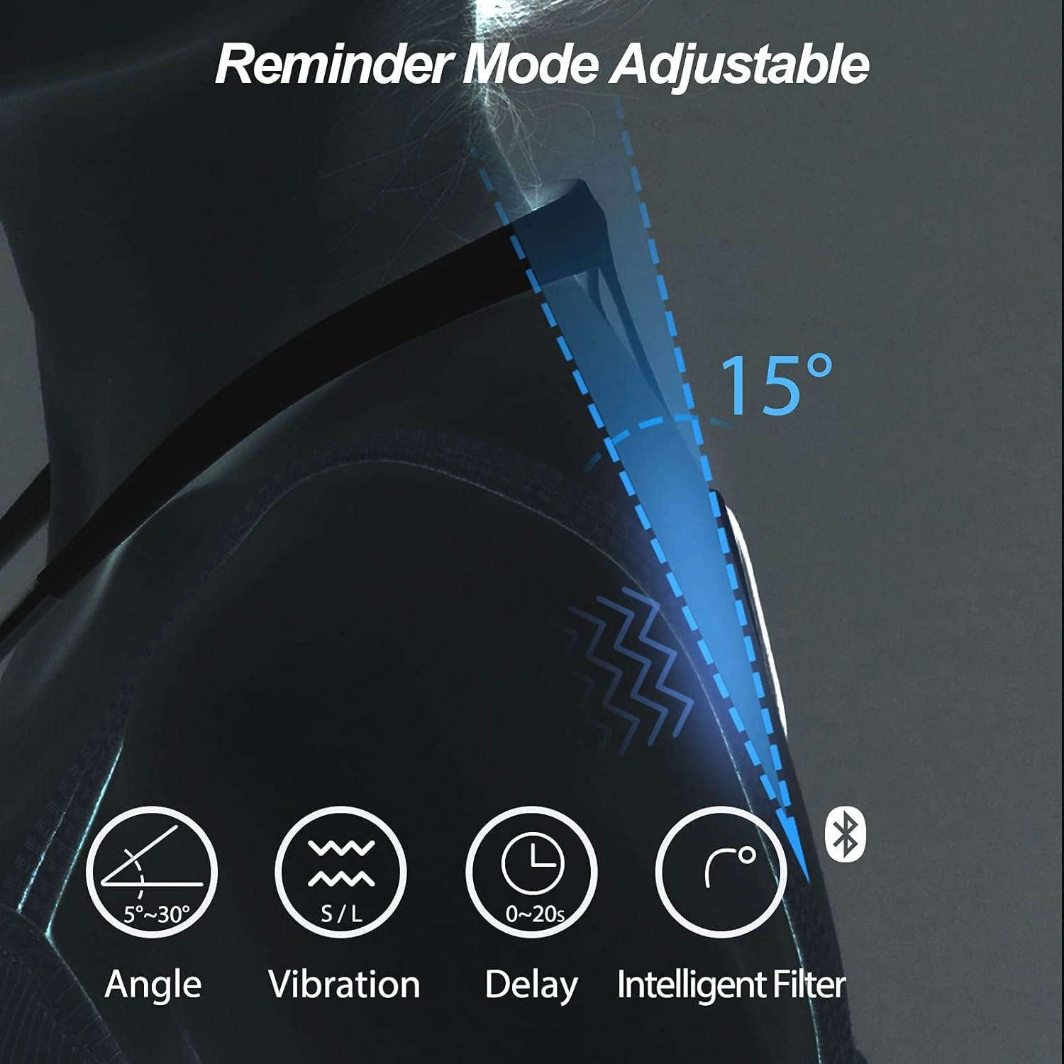 Xiaomi Youpin Hipee Smart Posture Corrector P1 with Real-Time App Monitoring and Vibration Alerts