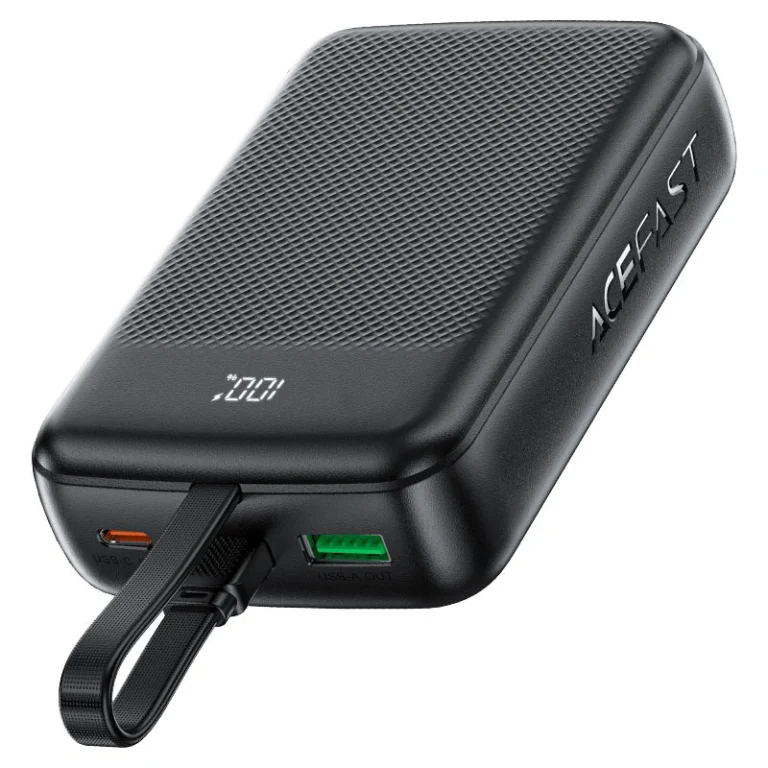 ACEFAST M14 PD22.5W 20000mAh Power Bank with Cable – Fast Charging | Price in Bangladesh