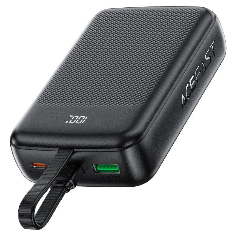 ACEFAST M14 PD22.5W 20000mAh Power Bank with Cable – Fast Charging | Price in Bangladesh