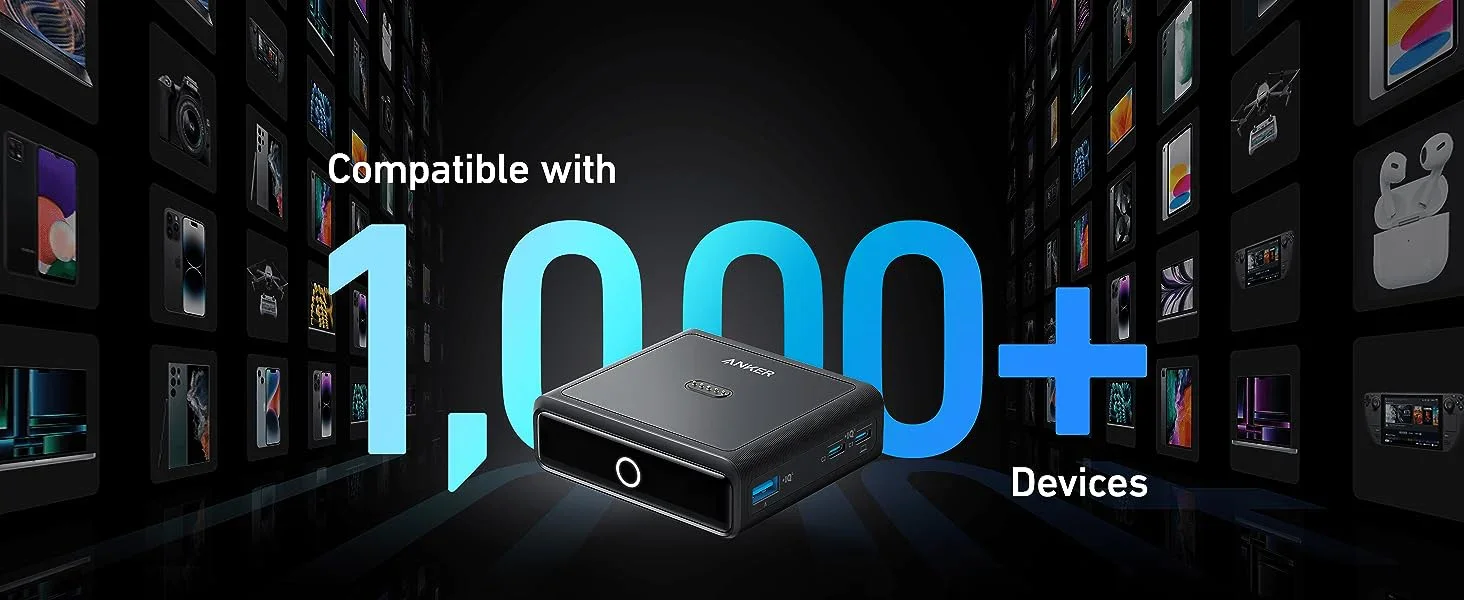 Anker GanPrime 100W Power Bank Charging Base A1902 with Ultra Fast GaN Charging