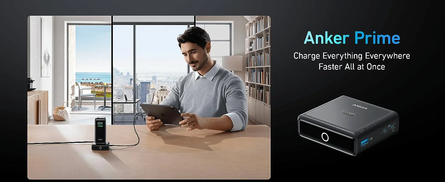 Anker GanPrime 100W Power Bank Charging Base A1902 with Ultra Fast GaN Charging
