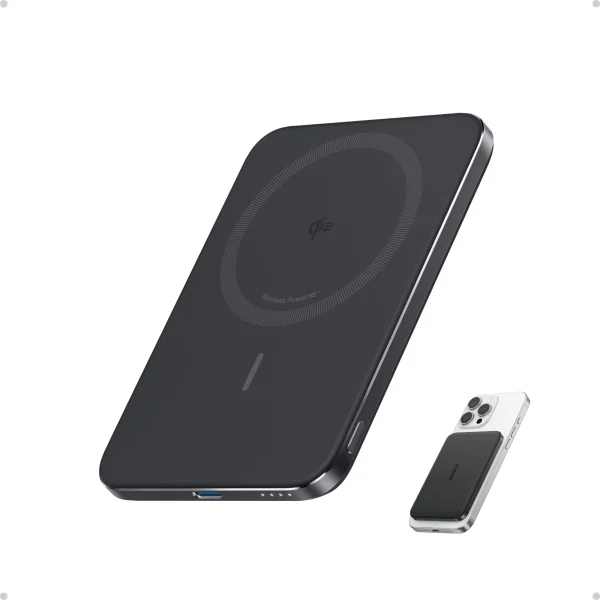 Anker Nano MagGo Qi2 15W 5000mAh Magnetic Wireless Power Bank Ultra Slim Portable Charger