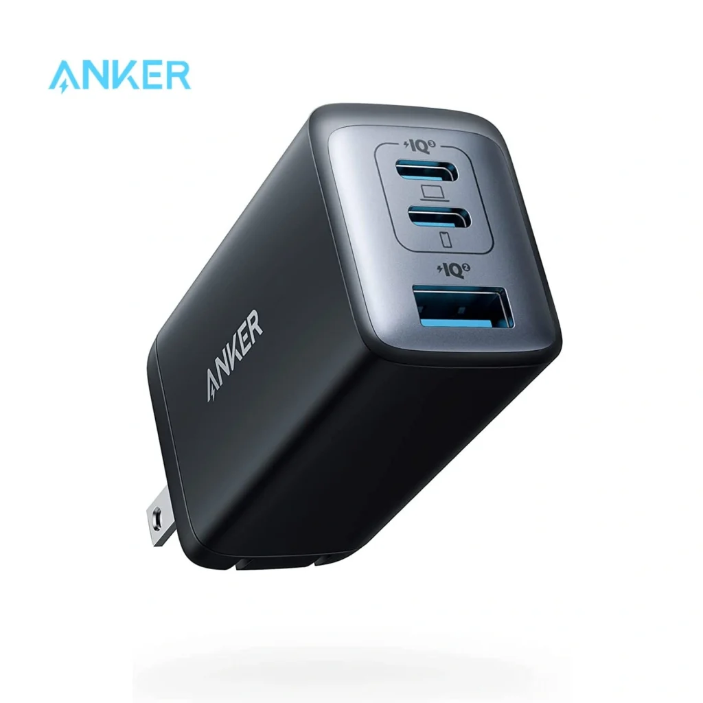 Anker PowerPort III 3-Port 65W GaN USB-C Fast Charging Charger – E Club