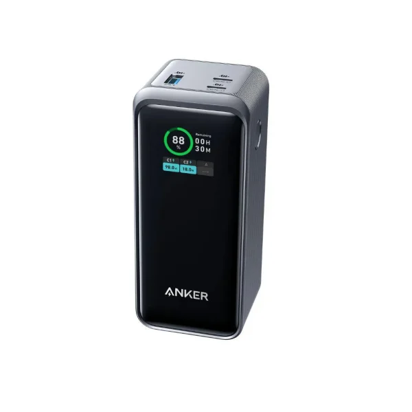 Anker Prime 20000mAh 200W Power Bank with Dual USB-C Ports and Smart Display A1336