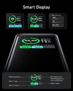 Anker Prime 20000mAh 200W Power Bank with Dual USB-C Ports and Smart Display A1336
