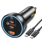 baseus-160w-car-charger-qualcomm-qc5-fast-charging-2c-1u-with-100w-type-c-cable