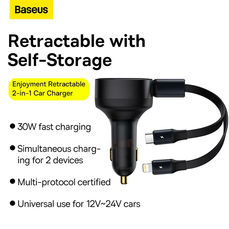 baseus-30w-retractable-dual-port-car-charger-type-c-lightning-black-cgtx000001