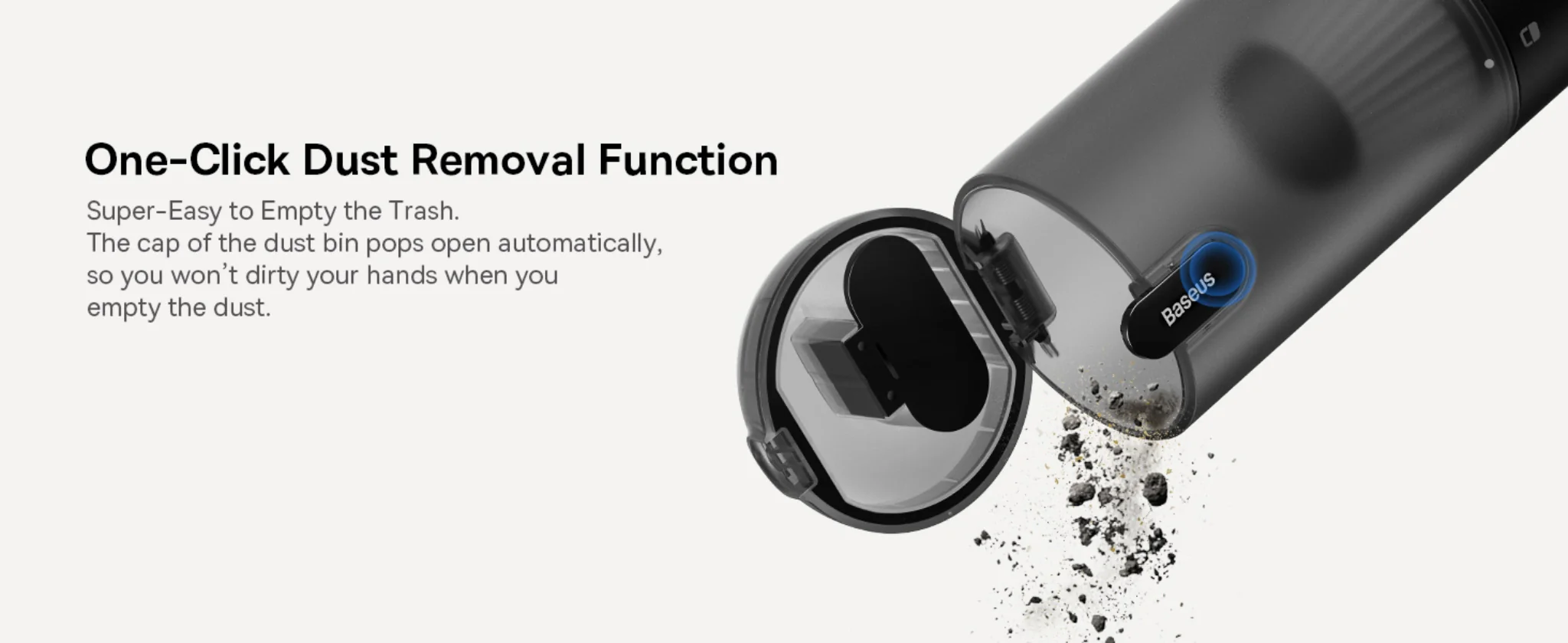 Baseus A3 Lite 4-in-1 Car Vacuum Cleaner with Air Pump, Inflator, Blower, USB-C Charging