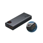 Baseus Adaman 20000mAh 22.5W Power Bank with PD Fast Charging and Digital Display – Black