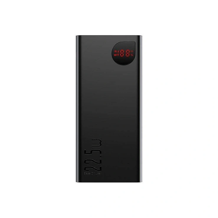 Baseus Adaman 20000mAh 22.5W Power Bank with PD Fast Charging and Digital Display – Black