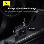 Baseus BS-CH013 600A Car Jump Starter with Power Bank, Tire Inflator, and LED Light