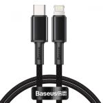 Baseus CATLGD-01 Type-C to Lightning 1M Fast Charging Braided Cable Black