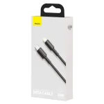 Baseus CATLGD-01 Type-C to Lightning 1M Fast Charging Braided Cable Black