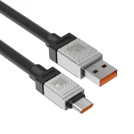 Baseus CoolPlay Series USB‑A to USB‑C Cable 100 W Fast Charging 1 m Black