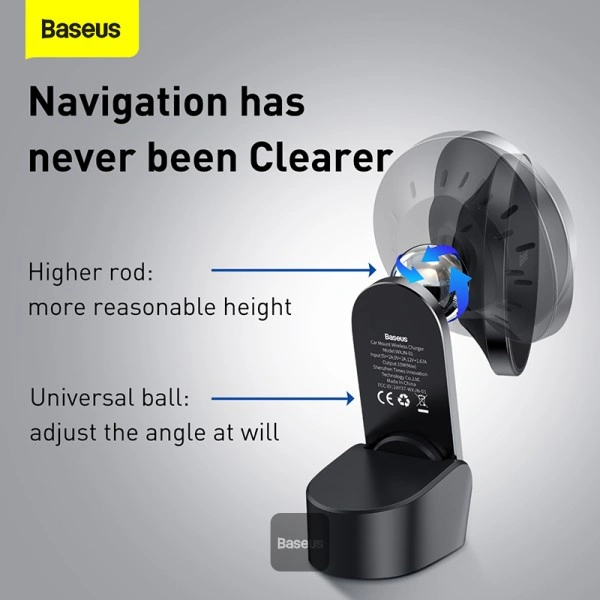 Baseus Magnetic Wireless Car Charger 15W for iPhone 13 12 Pro Max MagSafe Mount WXJN-01
