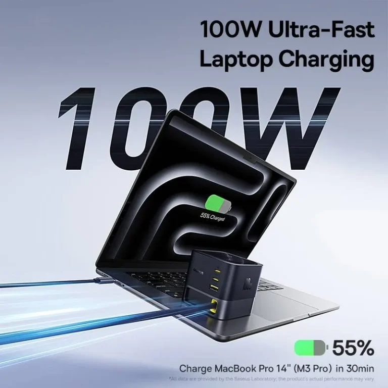 Baseus-Nomos-100W-GaN-Desktop-Charging-Station-Multi-Port-Fast-Charger-USB-C-PD