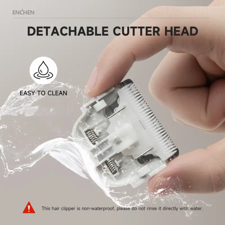 Enchen Boost 2 cordless hair clipper with stainless‑steel blades and USB‑C charging