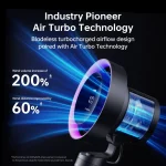 JisuLife Table Fan Pro3 turbo desk fan with 7‑color ambient light and 8000 mAh battery