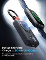 Joyroom JR-WQW01 2000mAh Portable Wireless Charger for Apple Watch Series 3 to Ultra