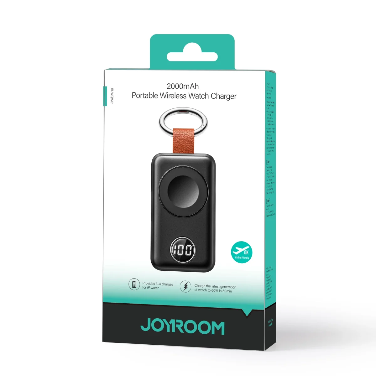 Joyroom JR-WQW01 2000mAh Portable Wireless Charger for Apple Watch Series 3 to Ultra