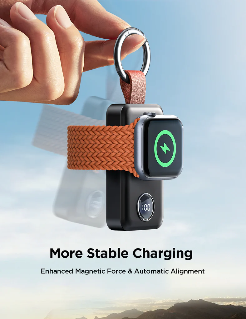 Joyroom JR-WQW01 2000mAh Portable Wireless Charger for Apple Watch Series 3 to Ultra
