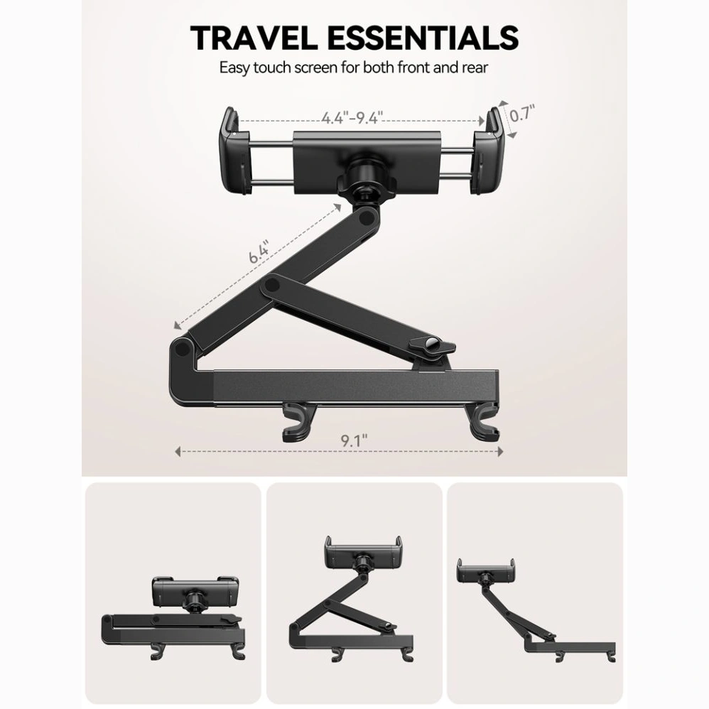 JOYROOM JR-ZS433 Car Headrest Mount Tablet Holder for 4.7 to 13 inch Devices