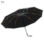 Konggu Ten Bone Reverse Mechanical Automatic Umbrella with UV Protection and Auto Open/Close