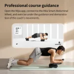 Mijia Smart Abdominal Wheel MJJFL01YM with Self-Rebound, LED Display, and App-Guided Training
