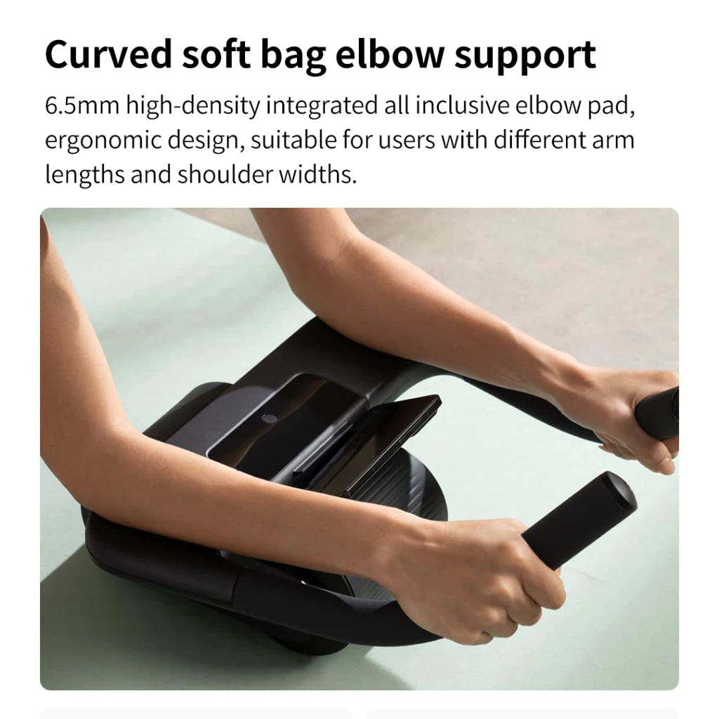 Mijia Smart Abdominal Wheel MJJFL01YM with Self-Rebound, LED Display, and App-Guided Training