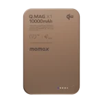 Momax Q.Mag X1 Qi2 Gen 2 Magnetic Wireless Power Bank 10000mAh with 15W MagSafe and 20W USB-C PD Fast Charging