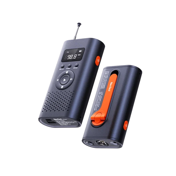 NexTool Multi-function Emergency Hand Crank Radio NE20092 6-in-1 Survival Tool with Flashlight and Power Bank