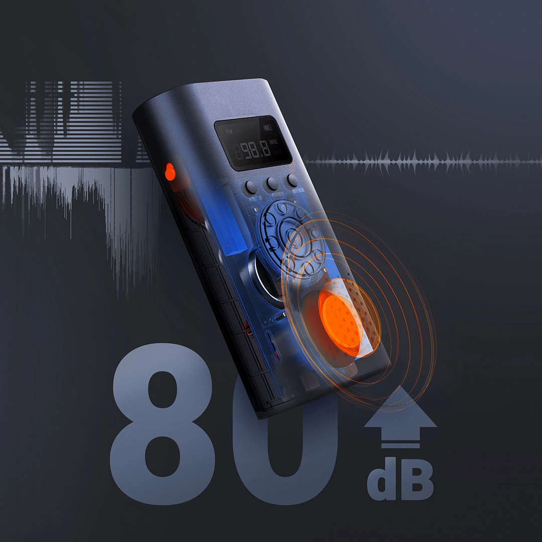 NexTool Multi-function Emergency Hand Crank Radio NE20092 6-in-1 Survival Tool with Flashlight and Power Bank
