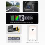 Protap M1 Dash Cam 1440P 130° FOV | 24H Parking Monitor & Night Vision - Image 2