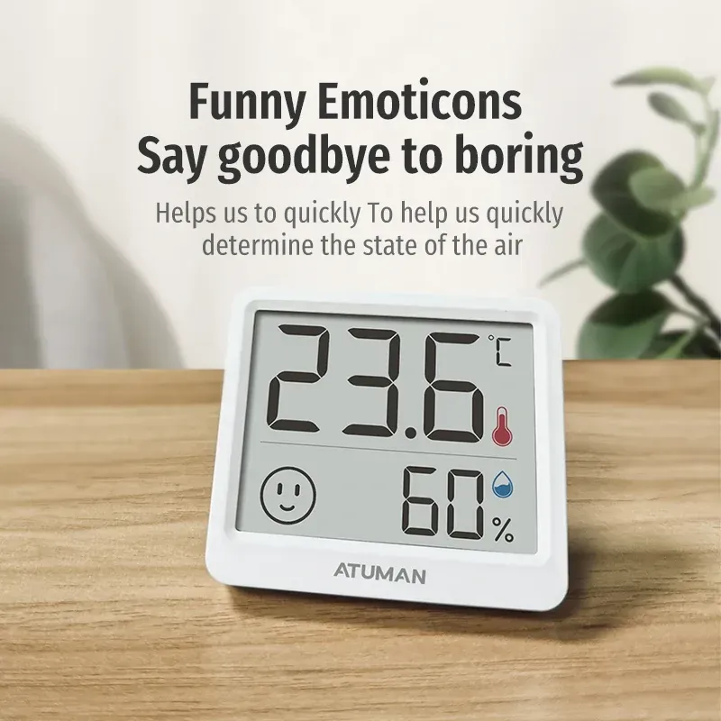 Xiaomi Atuman TH Mini Thermo Hygrometer with LCD screen for indoor temperature and humidity monitoring
