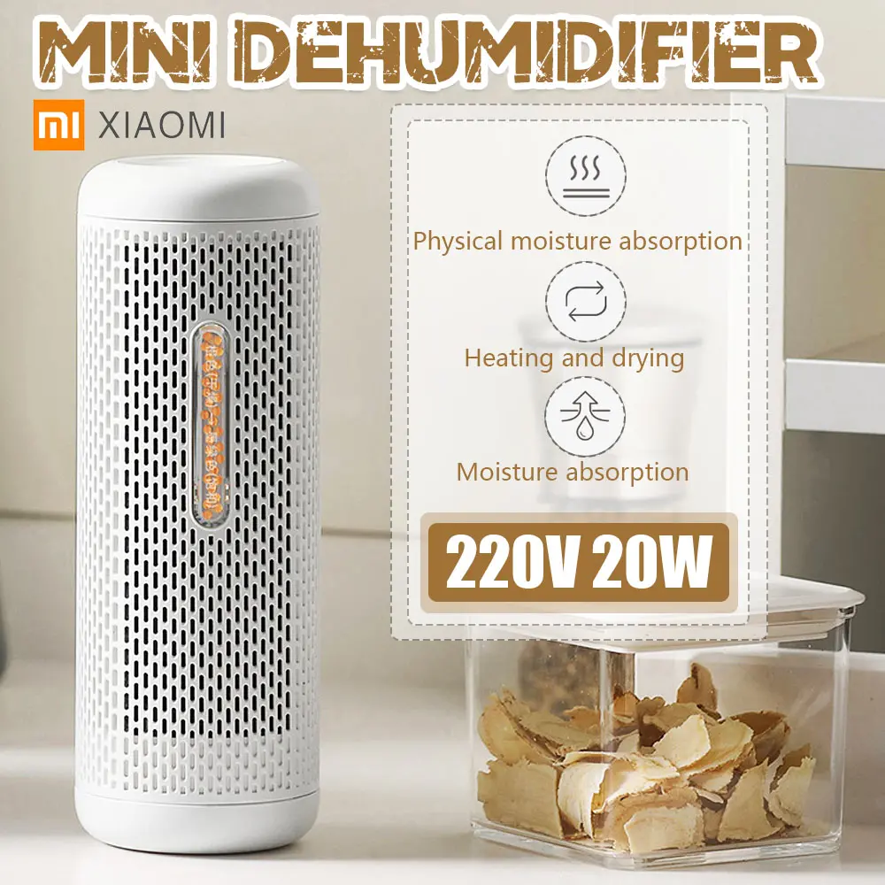 Xiaomi Deerma DEM-CS50M Mini Electric Air Dehumidifier for Wardrobes and Small Spaces