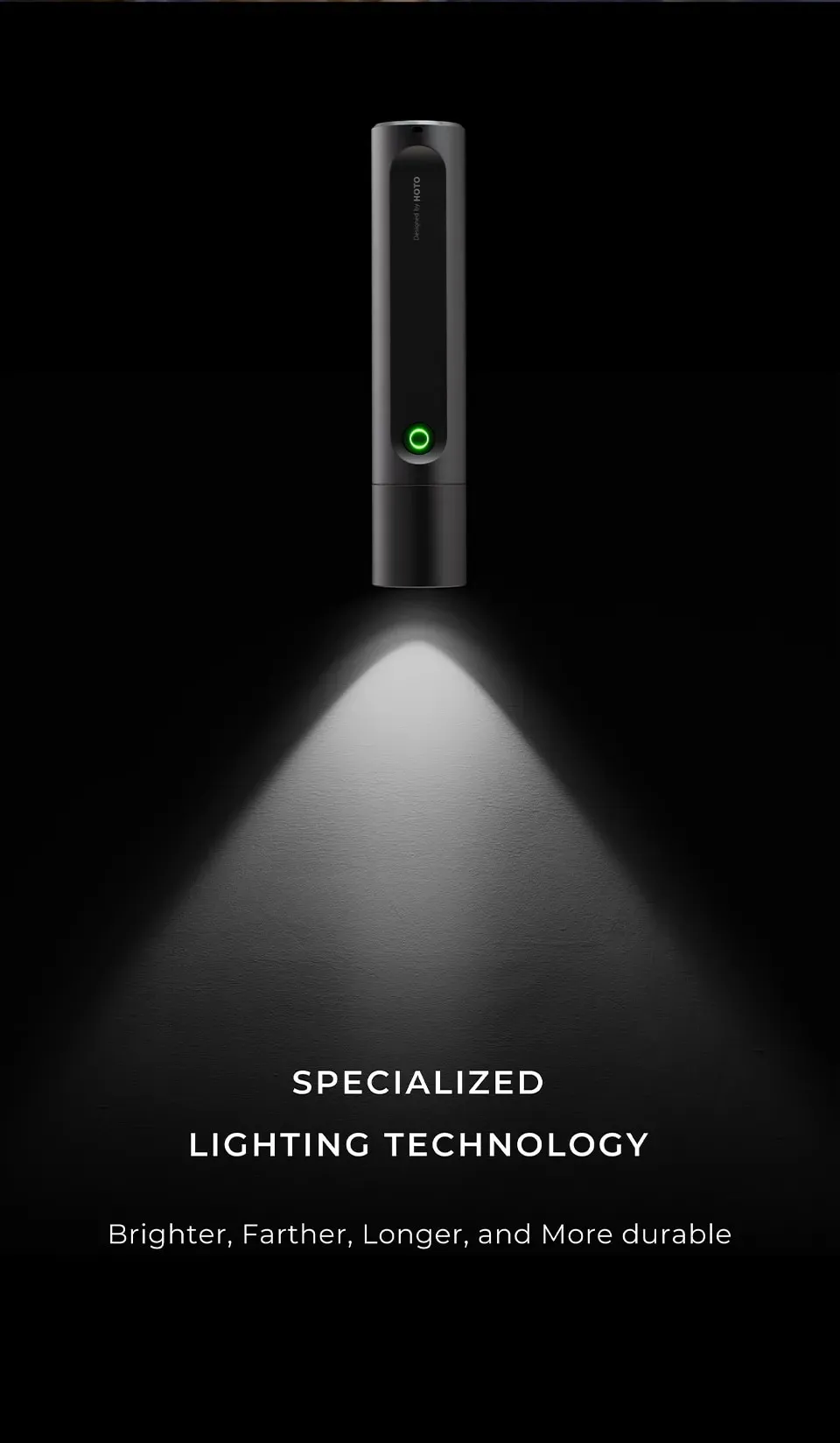  Xiaomi HOTO Fit Flashlight 280LM Rechargeable Waterproof Torch with SOS Mode – QWSDT003