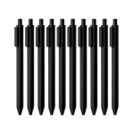Xiaomi Kaco Pure Plastic Gel Ink Pen Set 10pcs K1015 Black with 0.5mm tip and smooth ink flow
