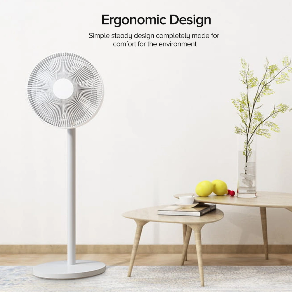 Xiaomi Mi Smart Standing Fan 1C Lite JLLDS01DM – Smart Quiet Standing Fan with Remote