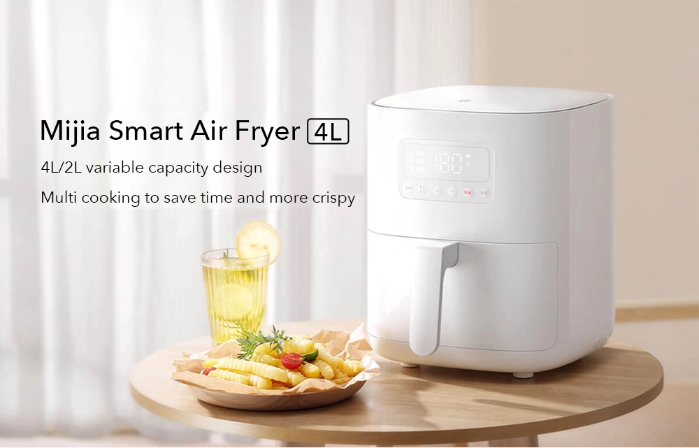 Xiaomi Mijia Smart Air Fryer 4L MAF03 – App-Controlled Oil-Free Cooking with Non-Stick Basket
