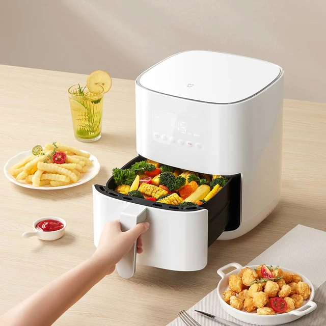 Xiaomi Mijia Smart Air Fryer 4L MAF03 – App-Controlled Oil-Free Cooking with Non-Stick Basket