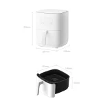 Xiaomi Mijia Smart Air Fryer 4L MAF03 – App-Controlled Oil-Free Cooking with Non-Stick Basket