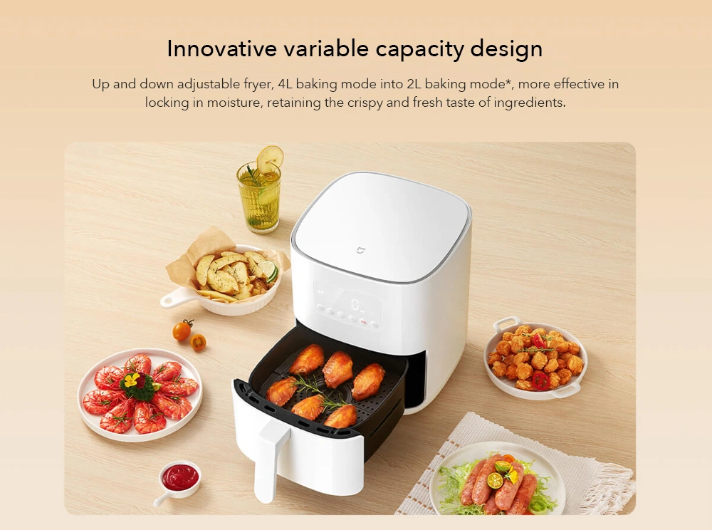Xiaomi Mijia Smart Air Fryer 4L MAF03 – App-Controlled Oil-Free Cooking with Non-Stick Basket