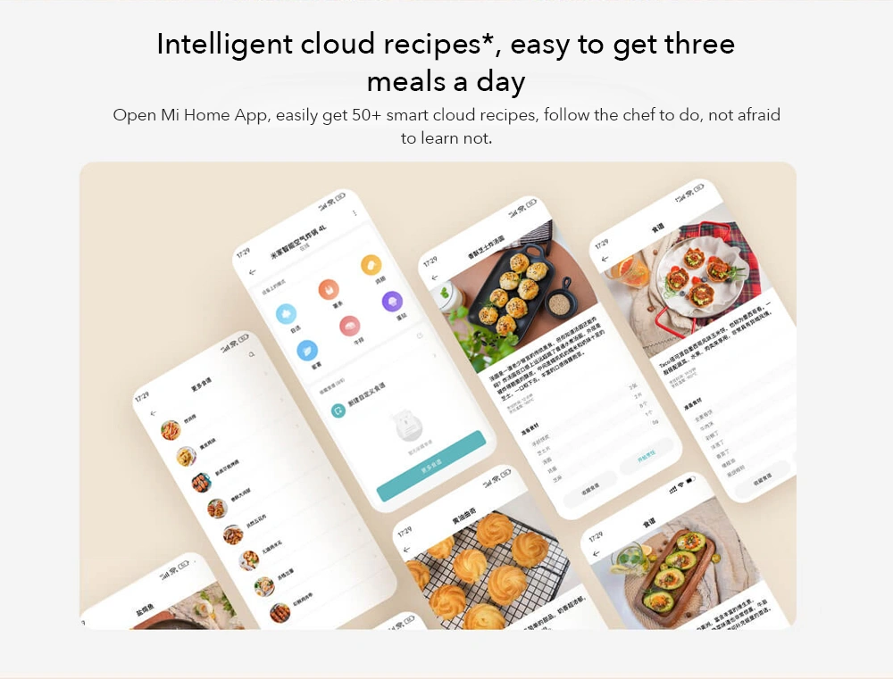Xiaomi Mijia Smart Air Fryer 4L MAF03 – App-Controlled Oil-Free Cooking with Non-Stick Basket