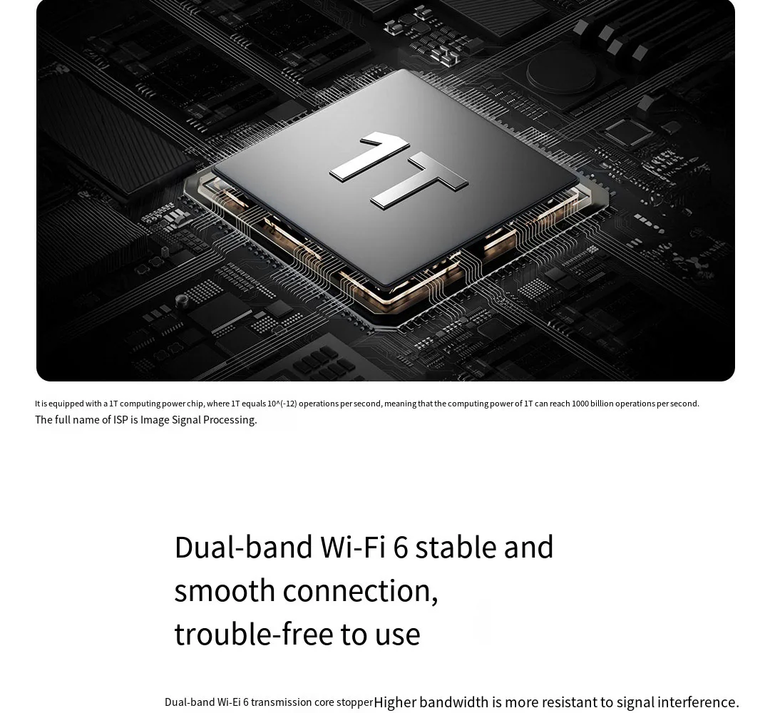  Xiaomi Mijia Smart Camera 4 Dual Band WiFi 6 8MP 4K HDR Night Vision AI Detection

