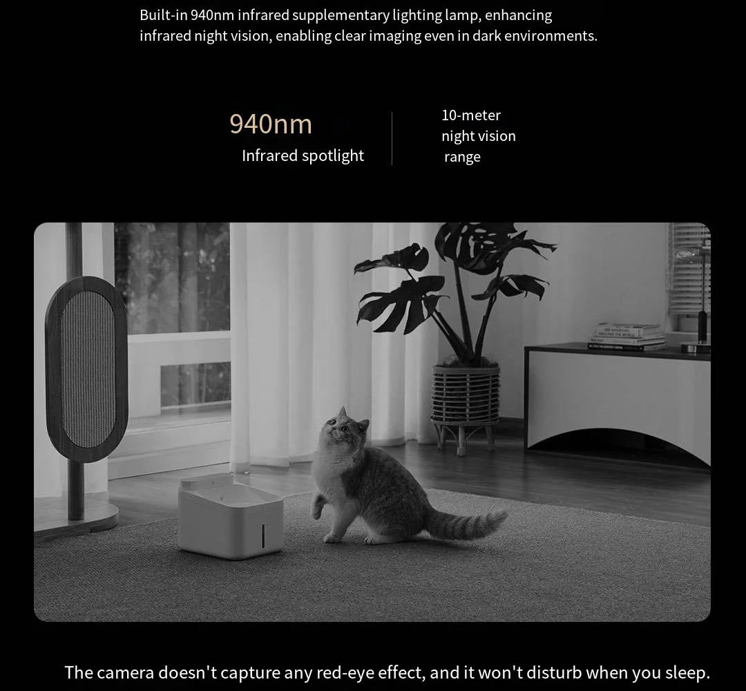 Xiaomi Mijia Smart Camera 4 Dual Band WiFi 6 8MP 4K HDR Night Vision AI Detection