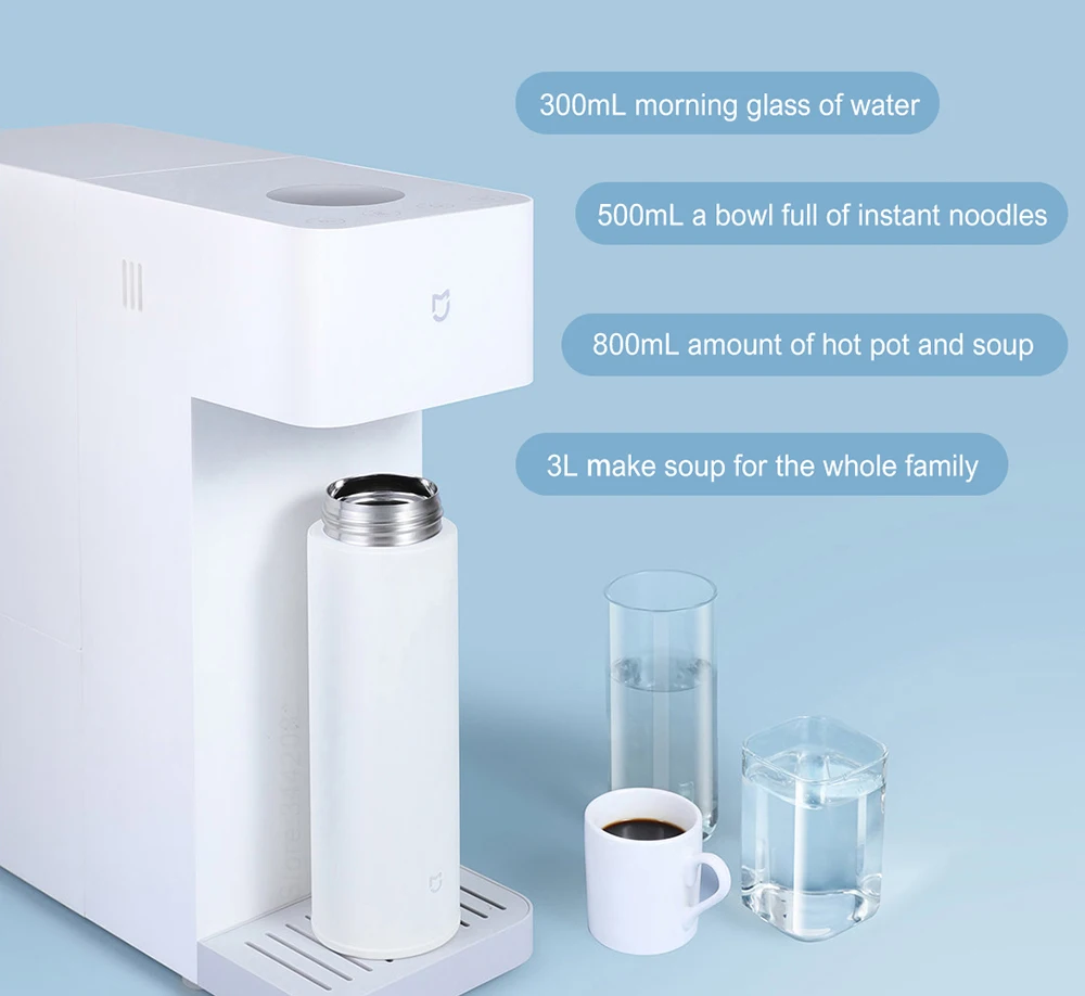 Xiaomi Mijia MJMY23YM Smart Hot and Cold Water Dispenser 3L with Mi Home App and Instant Heating/Cooling – E Club