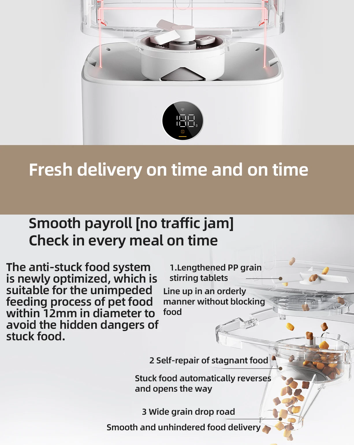 Xiaomi Mijia Smart Pet Feeder 2 MJWSQ02 – 5L HD Automatic Pet Feeder with Mijia App Control