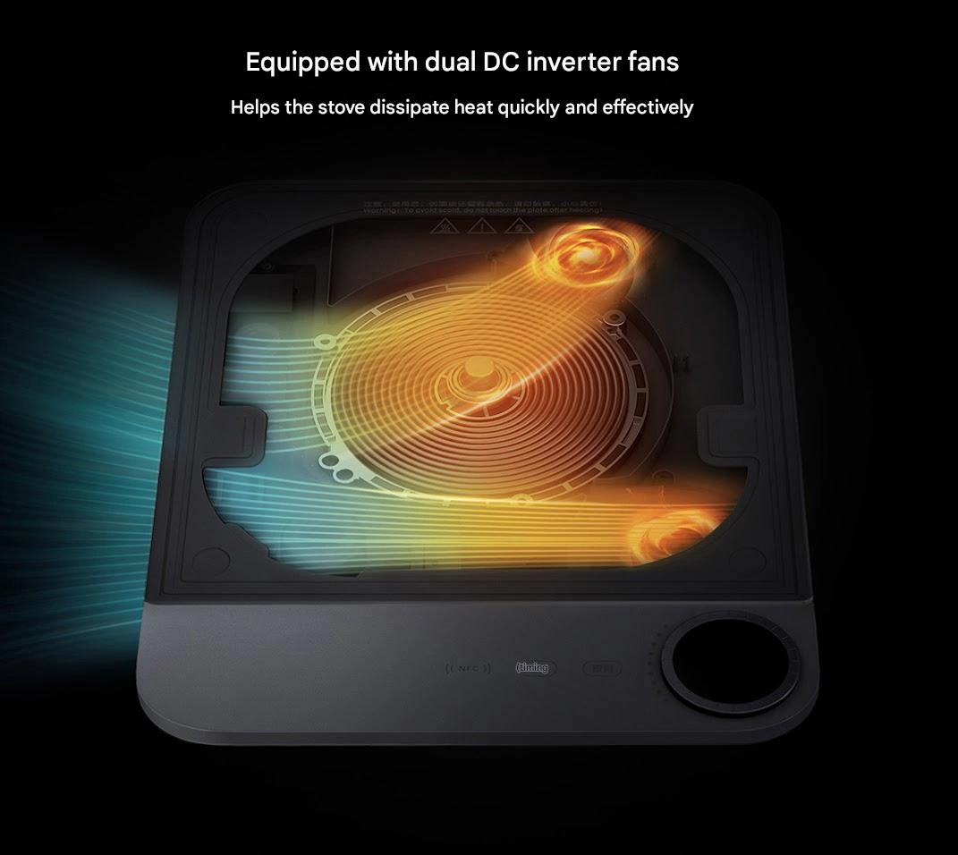 Xiaomi Mijia Ultra-thin Induction Cooker MCL04M 2100W Smart Adjustable OLED Heating – E Club