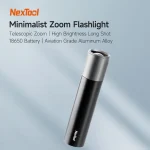 Xiaomi NexTool Simplicity Zoom Flashlight NE20162 – USB rechargeable, 1200mAh, telescopic focus torch with dual brightness modes