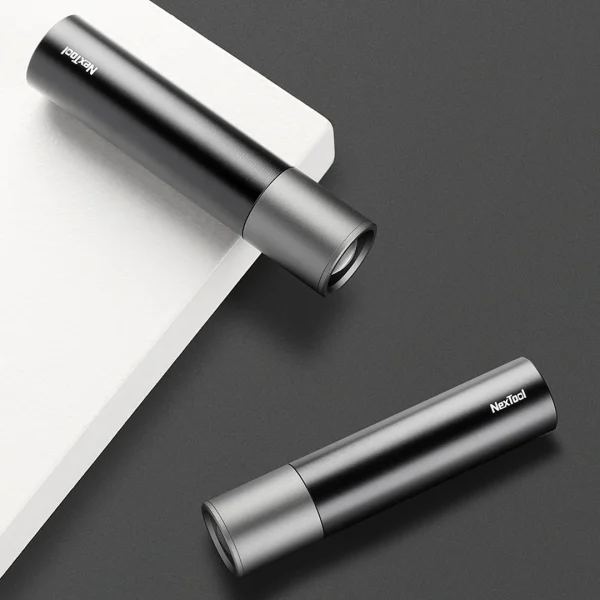 Xiaomi NexTool Simplicity Zoom Flashlight NE20162 – USB rechargeable, 1200mAh, telescopic focus torch with dual brightness modes